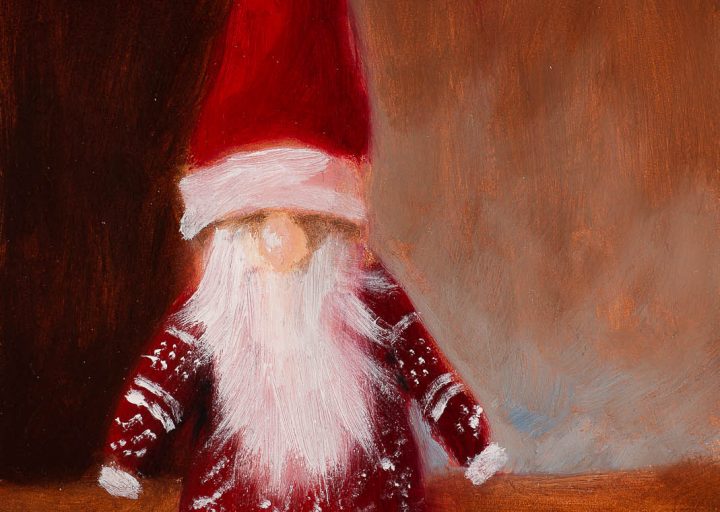 Christmas Gnome - Nanci Fulmek Art