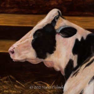 Mike's Cow - Nanci Fulmek Art