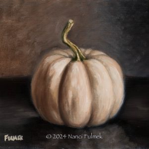 I'm Dreaming of a White Pumpkin - Nanci Fulmek Art