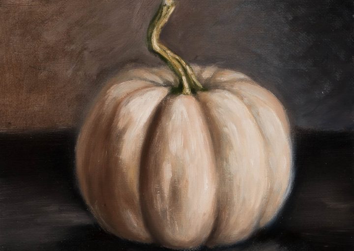 I'm Dreaming of a White Pumpkin - Nanci Fulmek Art